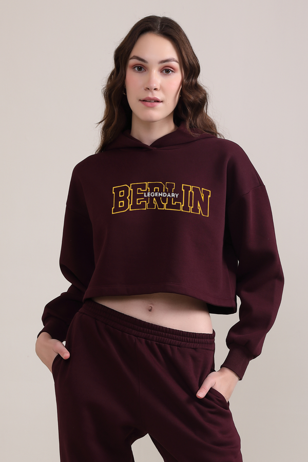 Berlin-Crop Hoodie