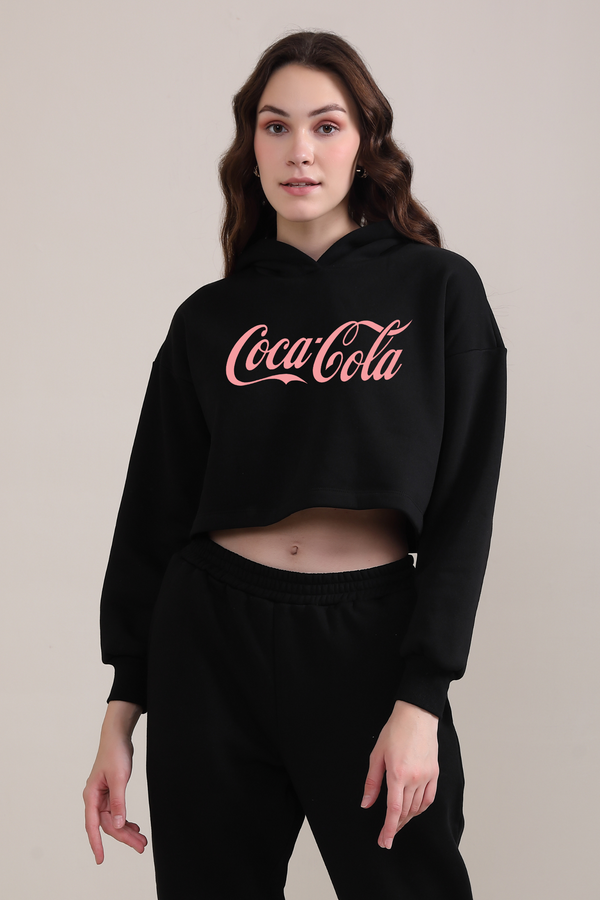 Coca cola Crop Hoodie