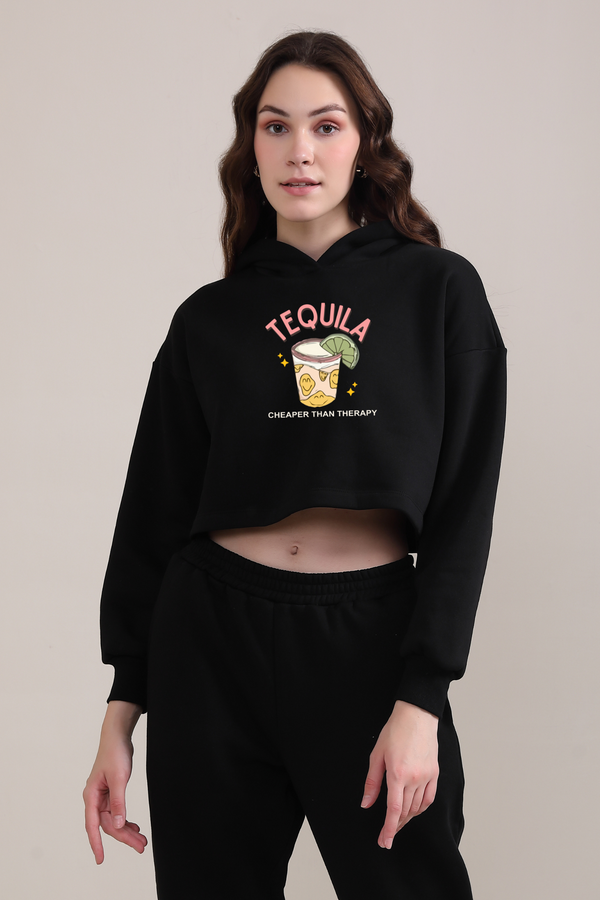 Tequila-Crop Hoodie