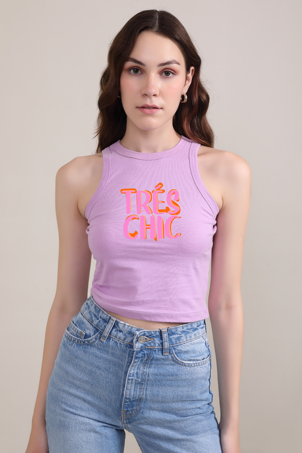 Trés Chic- Racerback Tank top