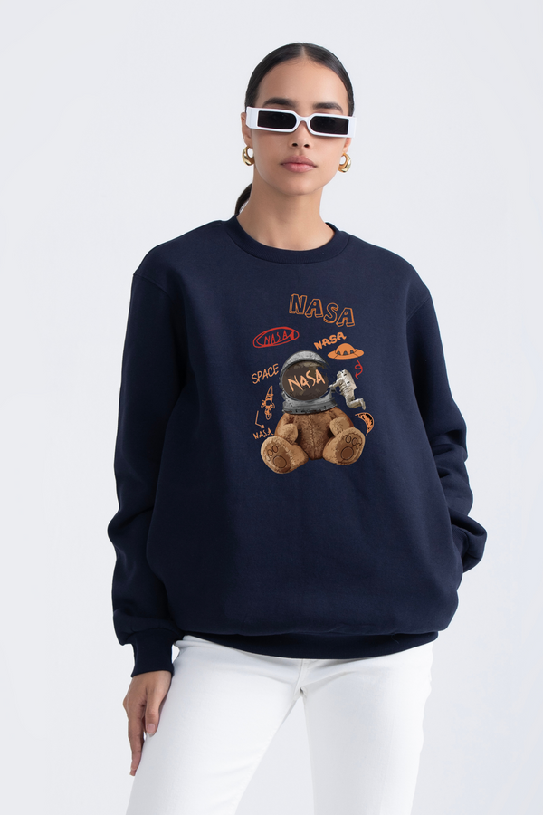 Nasa Teddy- Oversized Sweatshirt