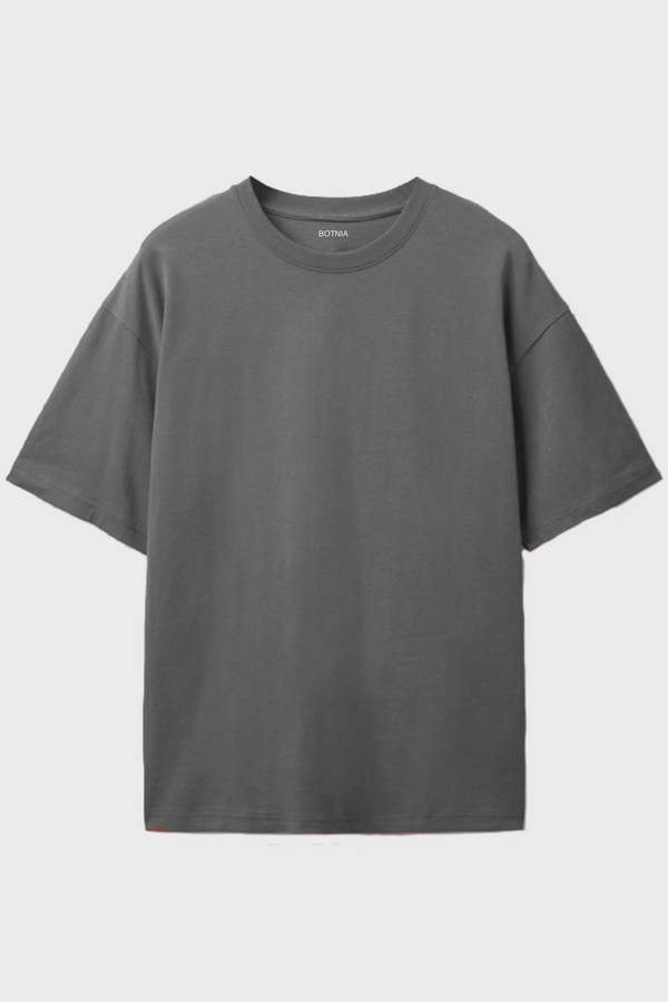 Melange Grey- Oversized t-shirt