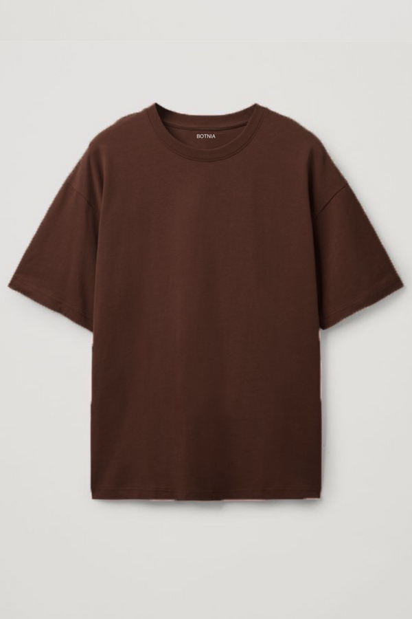 Brown-Oversized t-shirt