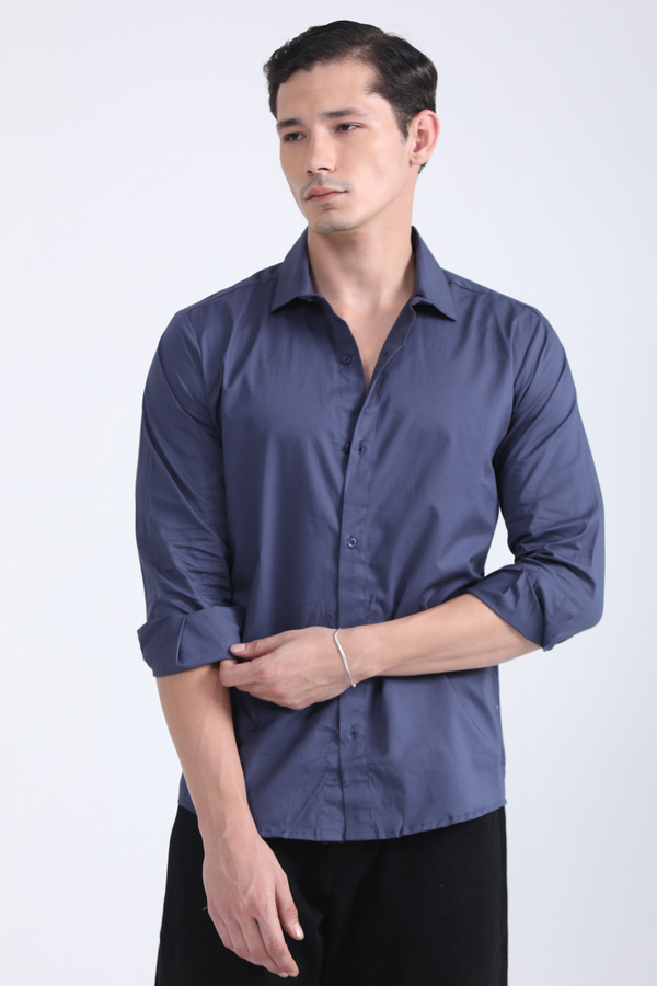 The Slate Blue Shirt