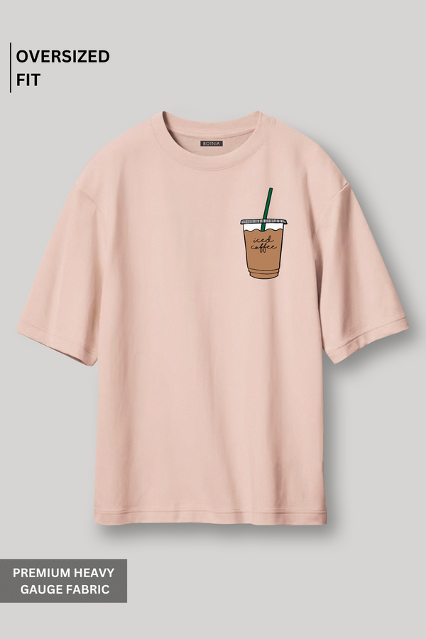 Iced Coffee- Oversized T-shirt