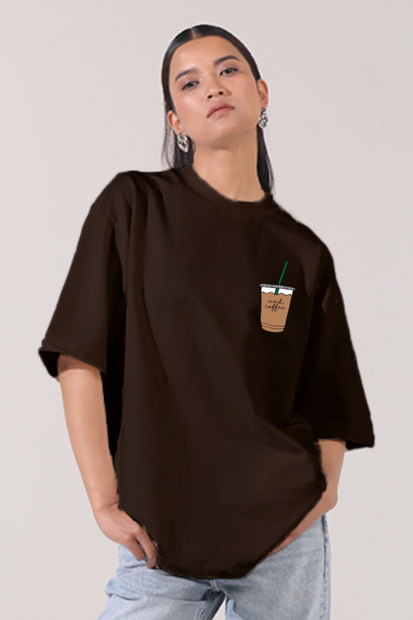 Iced Coffee- Oversized T-shirt