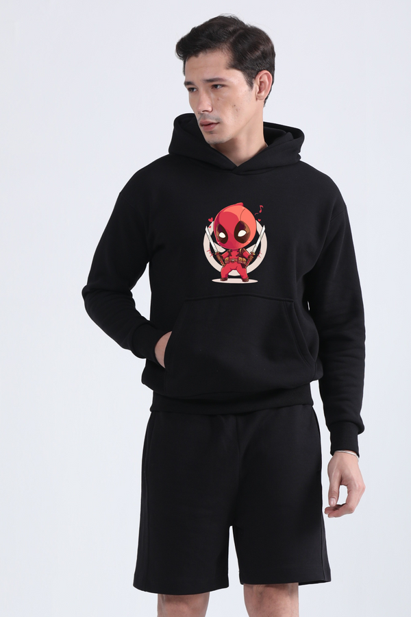 Kawaii Deadpool-Oversized Hoodie