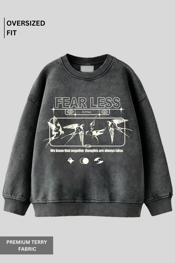 Fearless- Oversized Sweatshirt