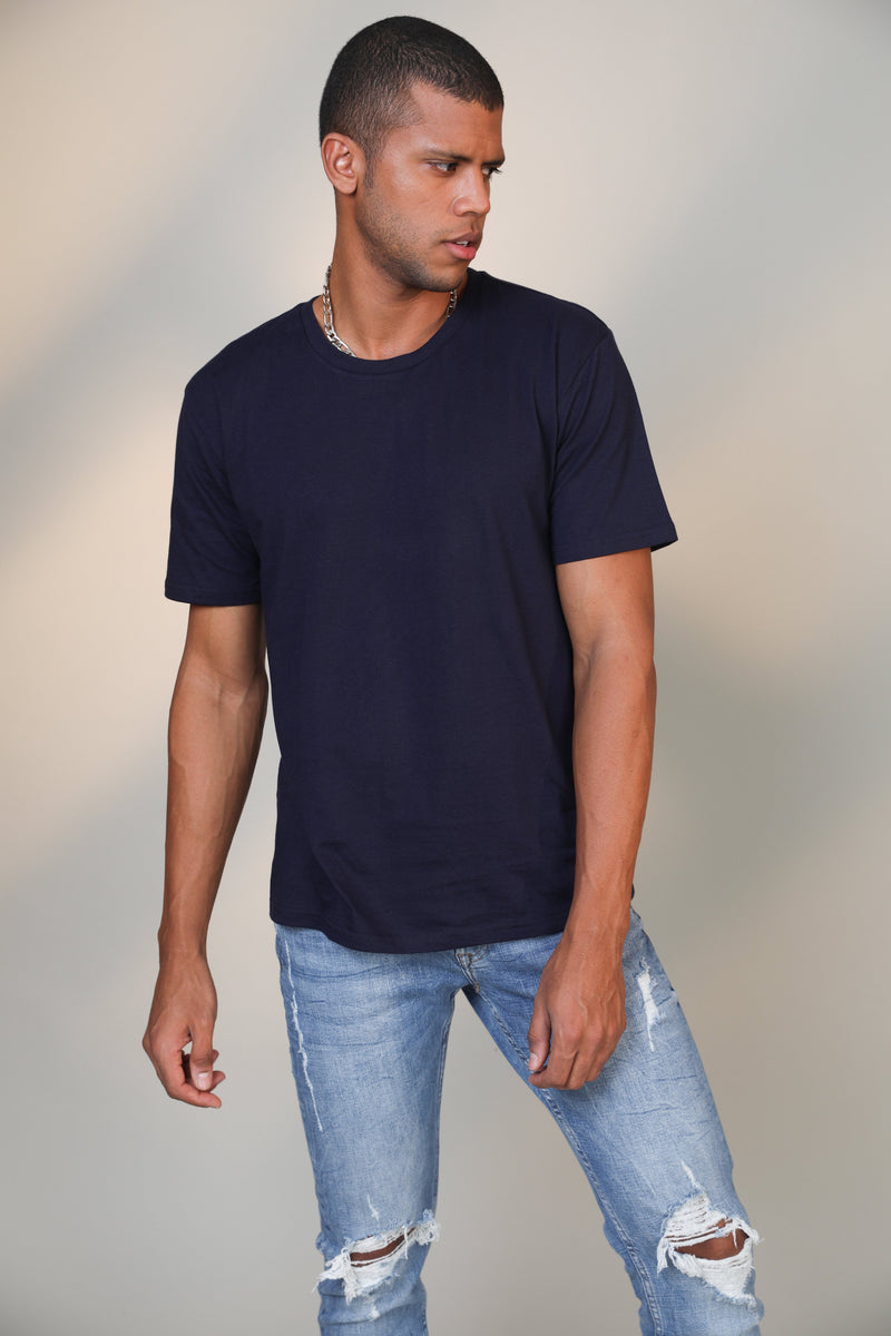 Navy - Short sleeve t-shirt - Botnia