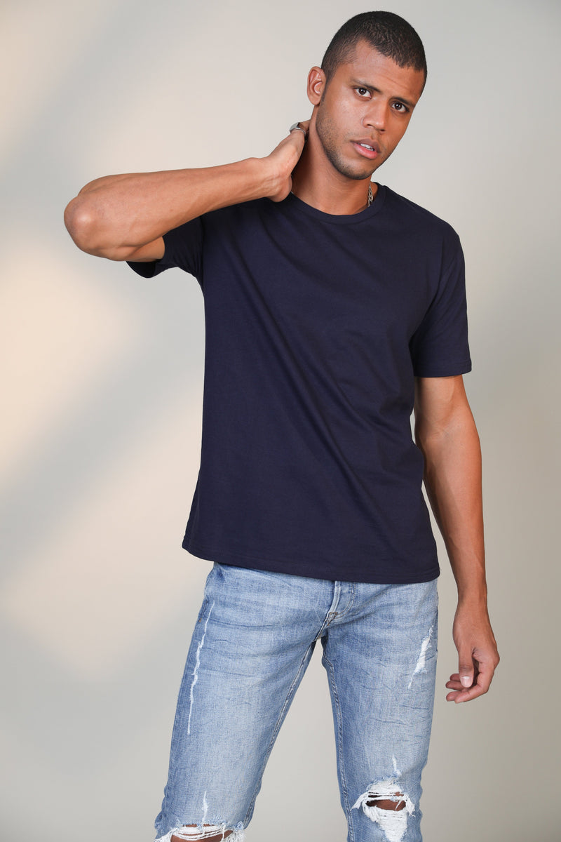 Navy - Short sleeve t-shirt - Botnia