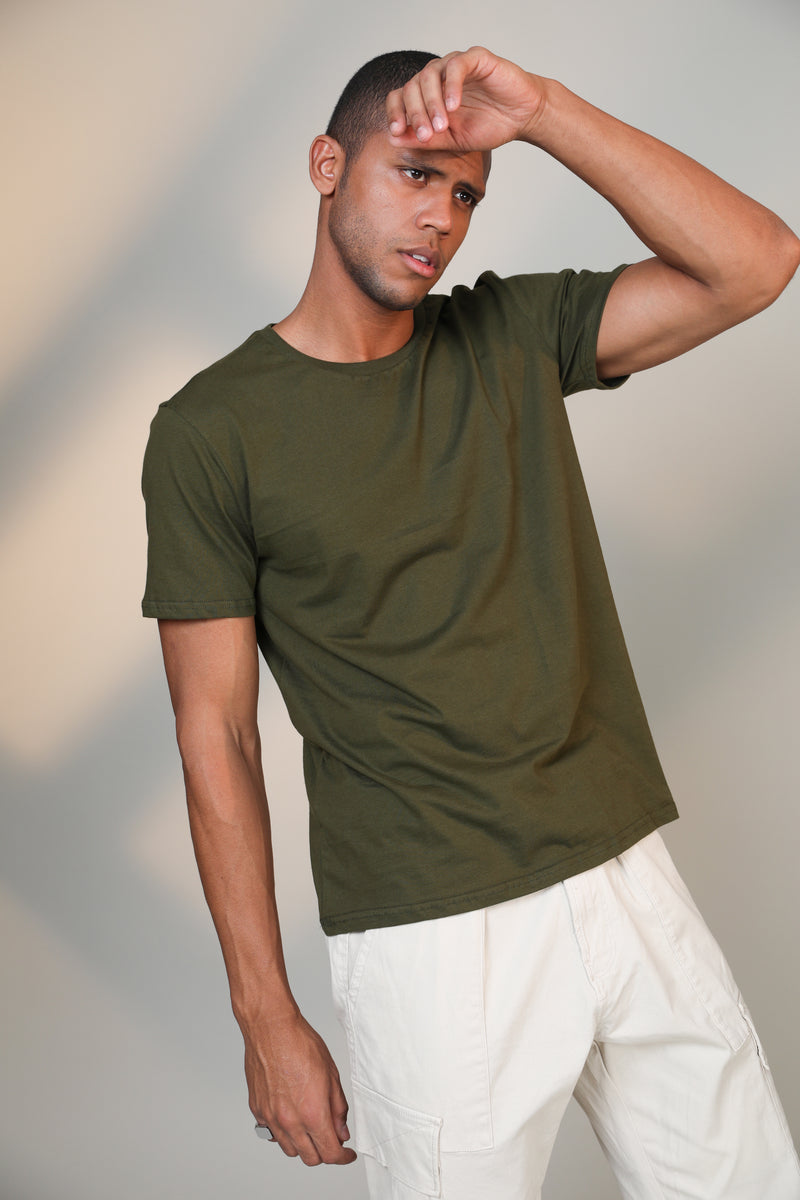 Olive - Short sleeve t-shirt - Botnia