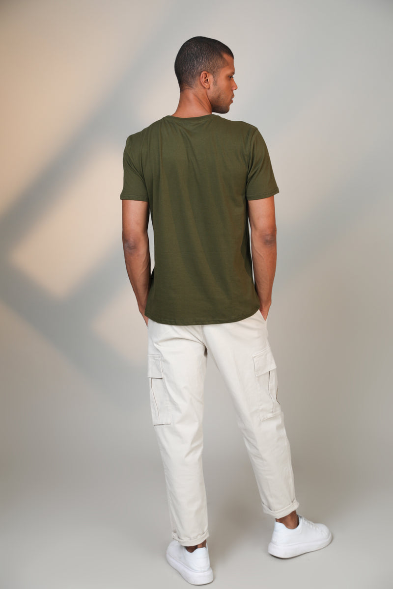 Olive - Short sleeve t-shirt - Botnia