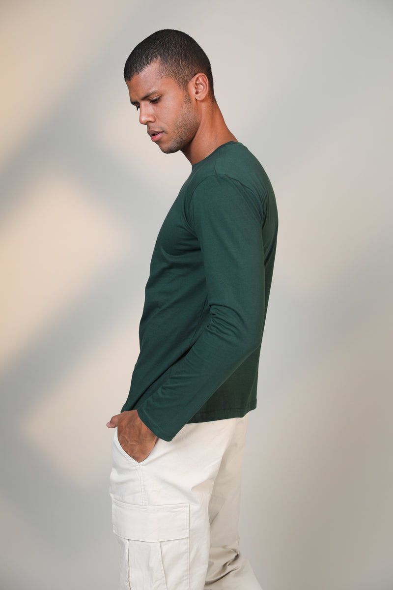 Emerald Green - Full sleeve t-shirt - Botnia