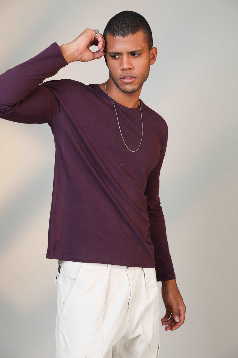 Brown- Full sleeve t-shirt - Botnia