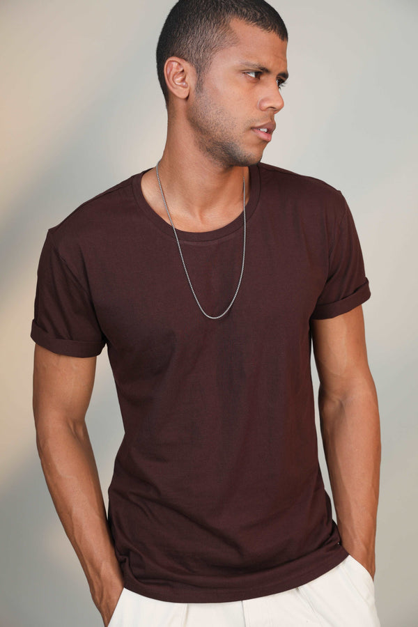 Brown - Short sleeve t-shirt