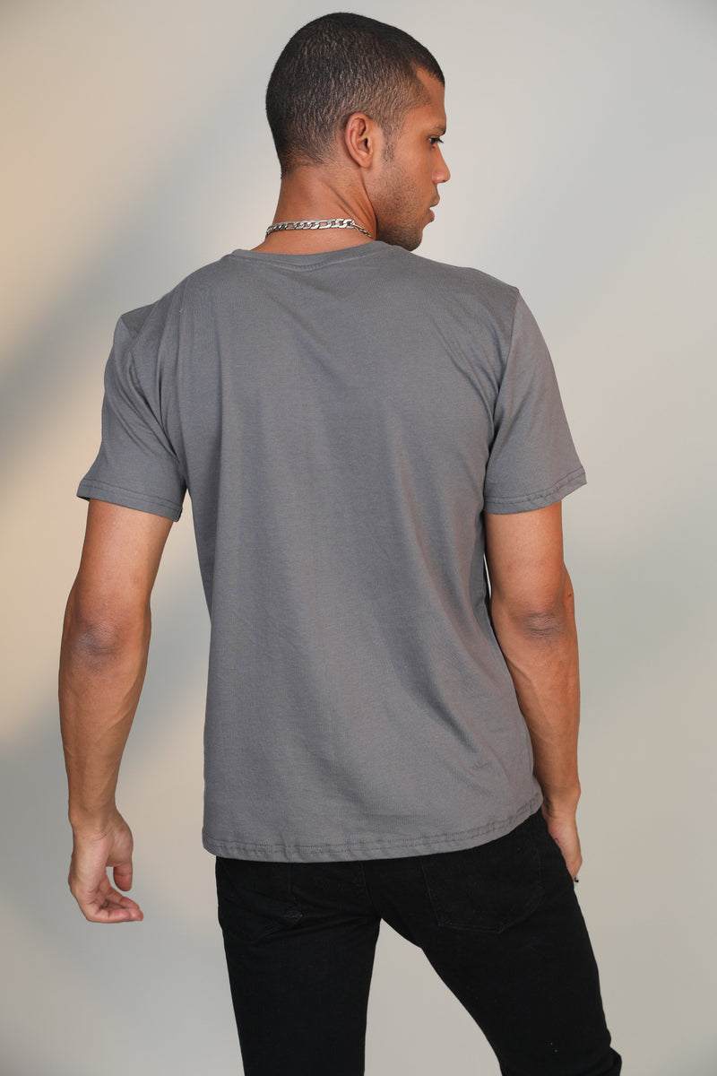 Melange Grey - Short sleeve t-shirt - Botnia