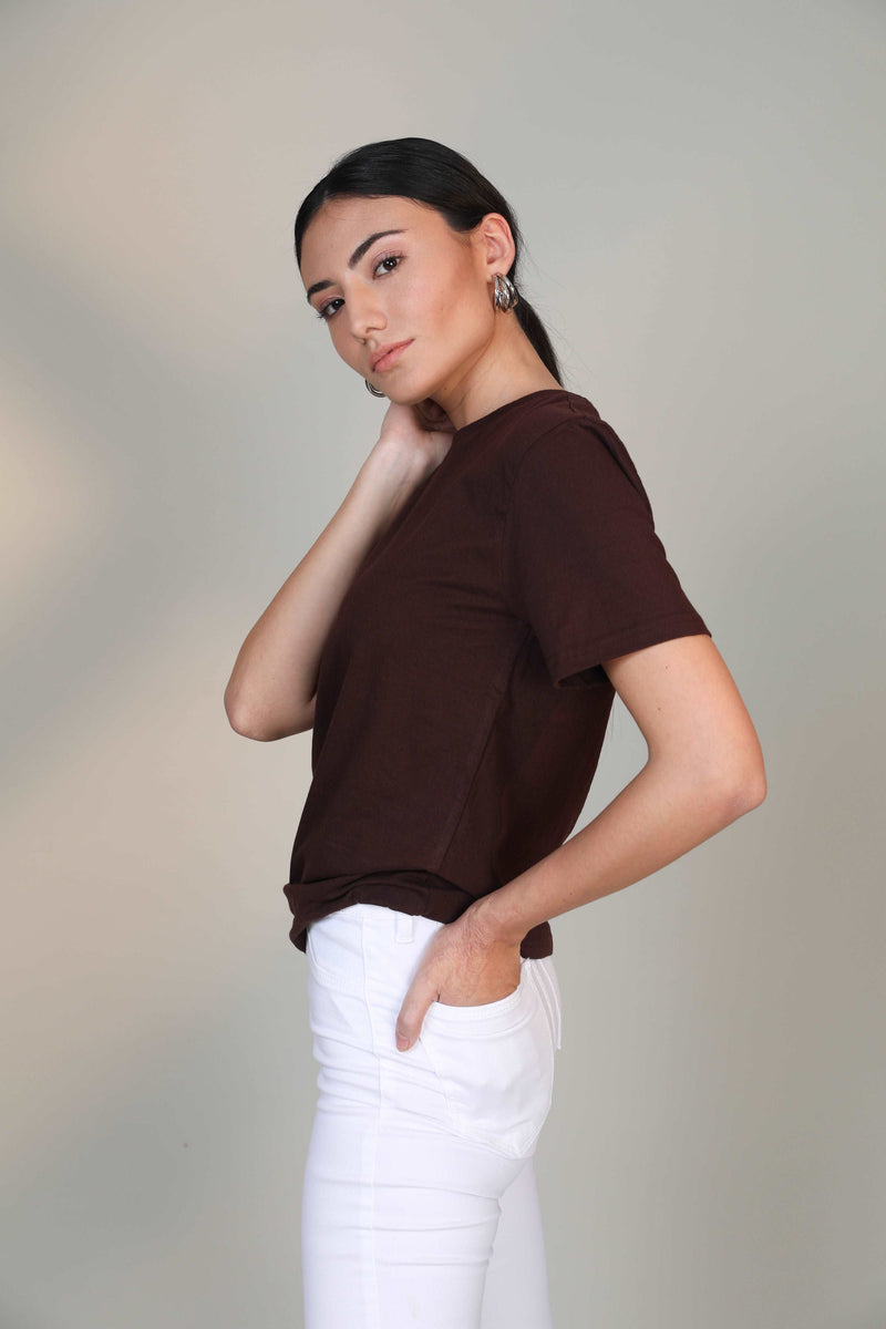 Brown-Women Short sleeve t-shirt - Botnia