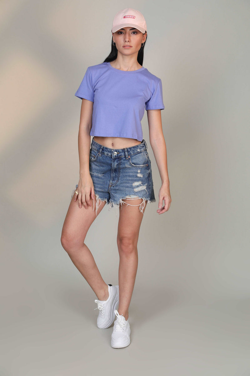 Crop Top- Very Peri - Botnia