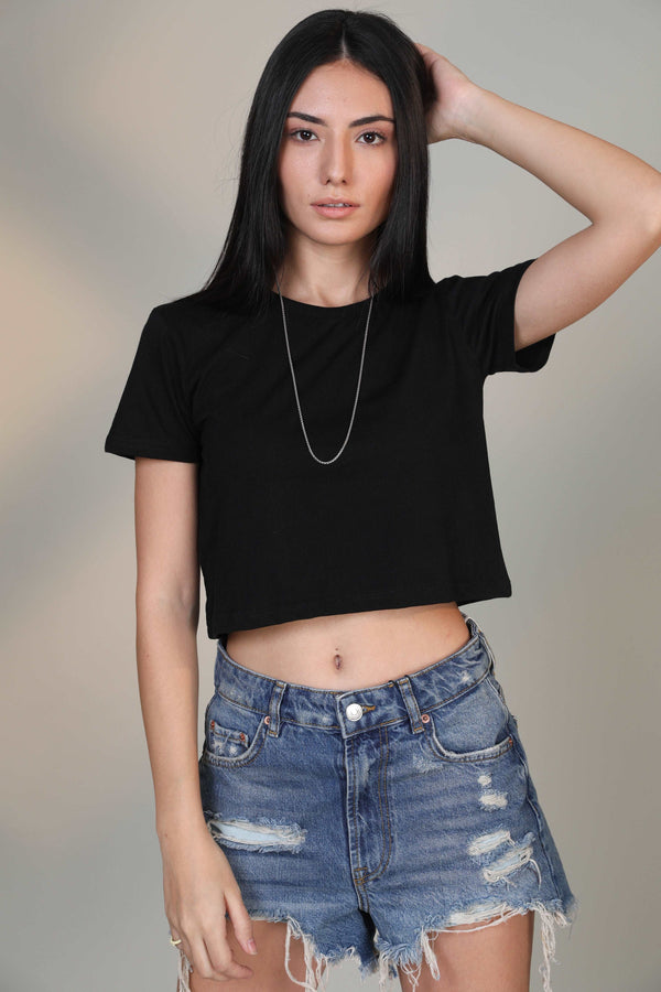 Crop Top- Black