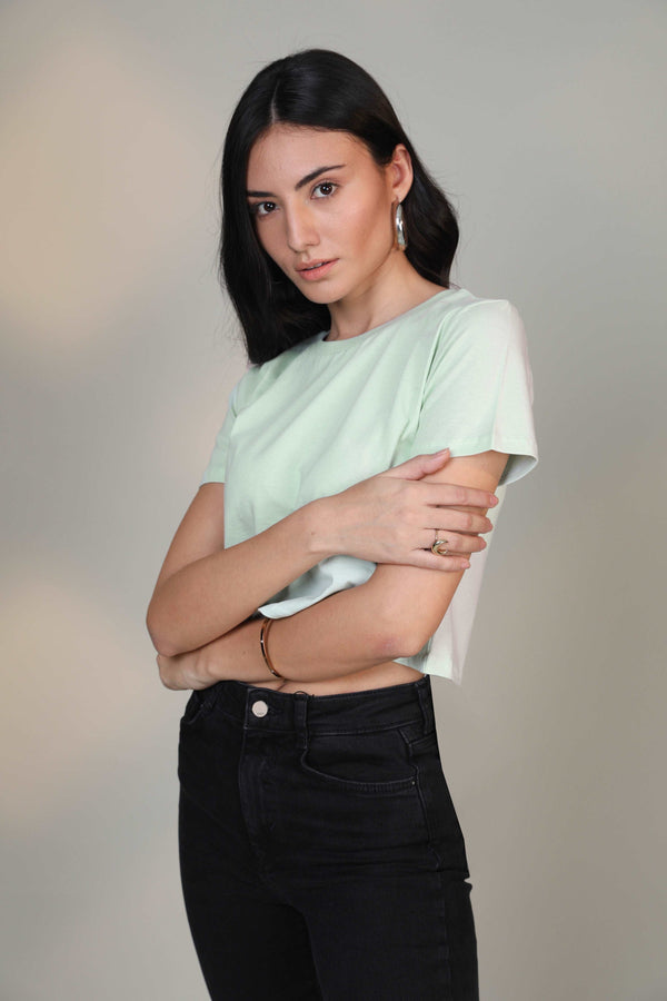 Crop Top- Soft Mint