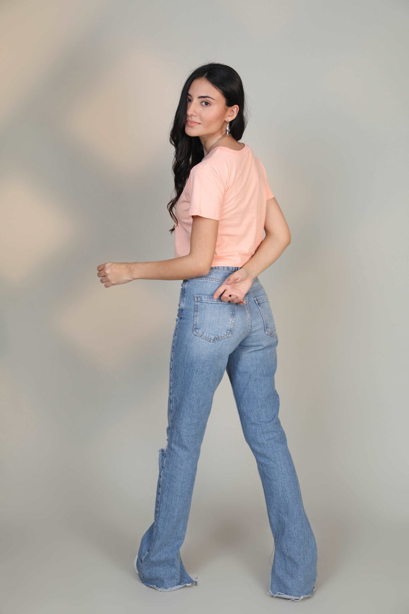 Crop Top- Peach - Botnia