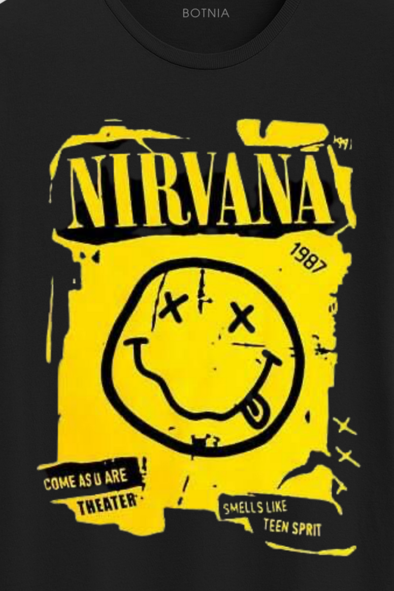 Nirvana- Half sleeve t-shirt - Botnia