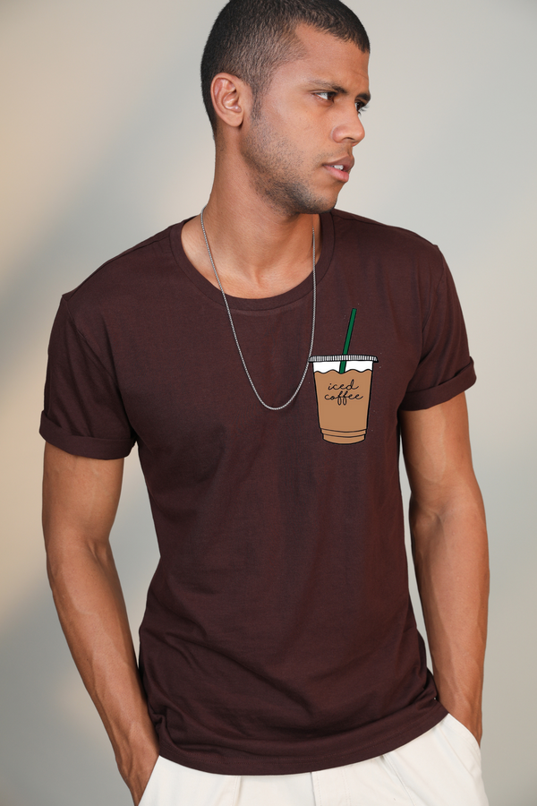 Iced Coffee- Half sleeve t-shirt