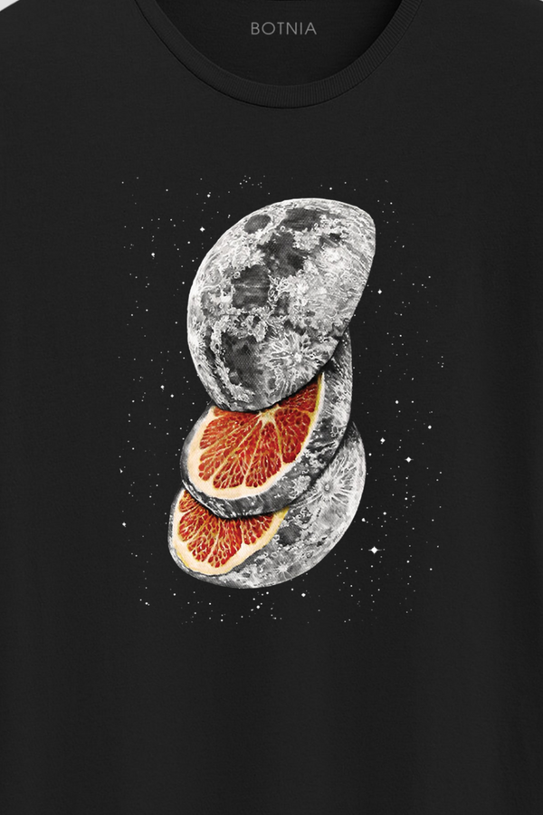 Moon Slice- Half sleeve t-shirt