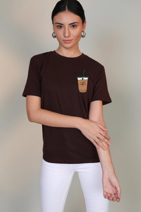 Iced Coffee- Half sleeve t-shirt