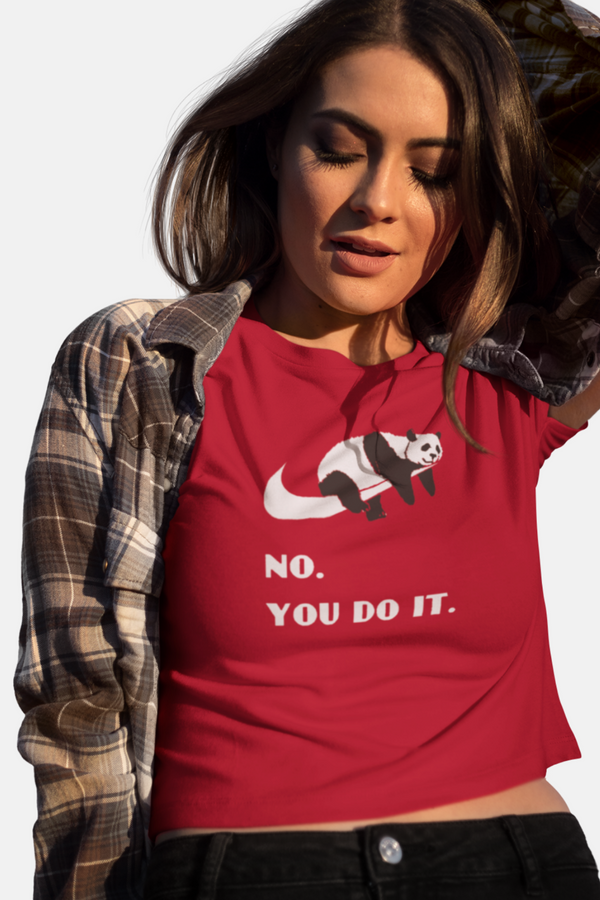 No. You do it -Crop Top