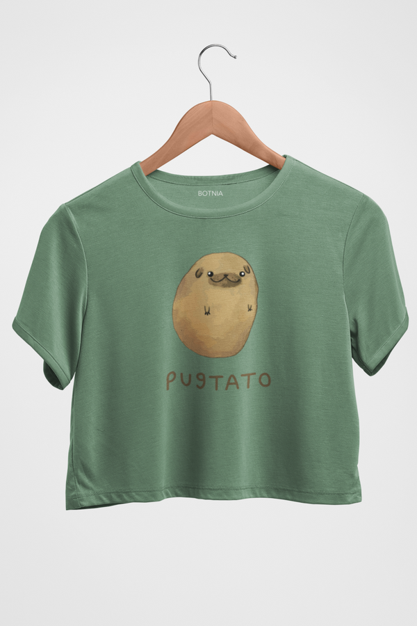 Pugtato -Crop Top