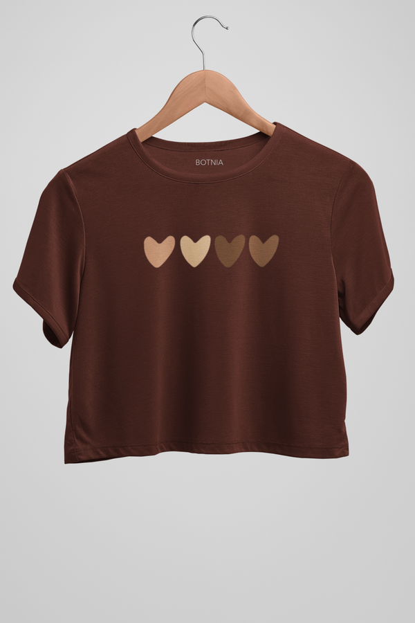 Heart's -Crop Top