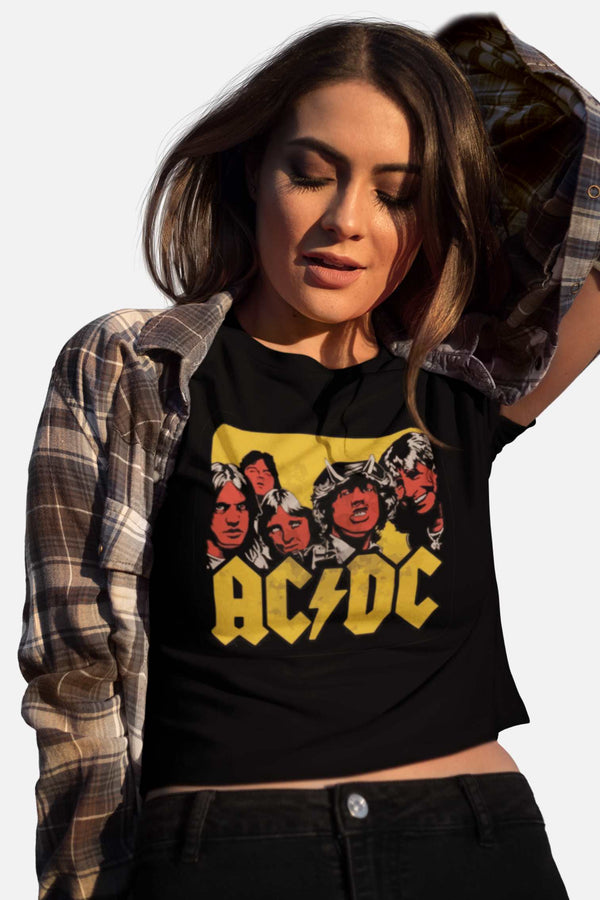 ACDC -Crop Top