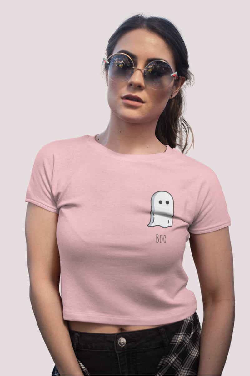 Boo -Crop Top