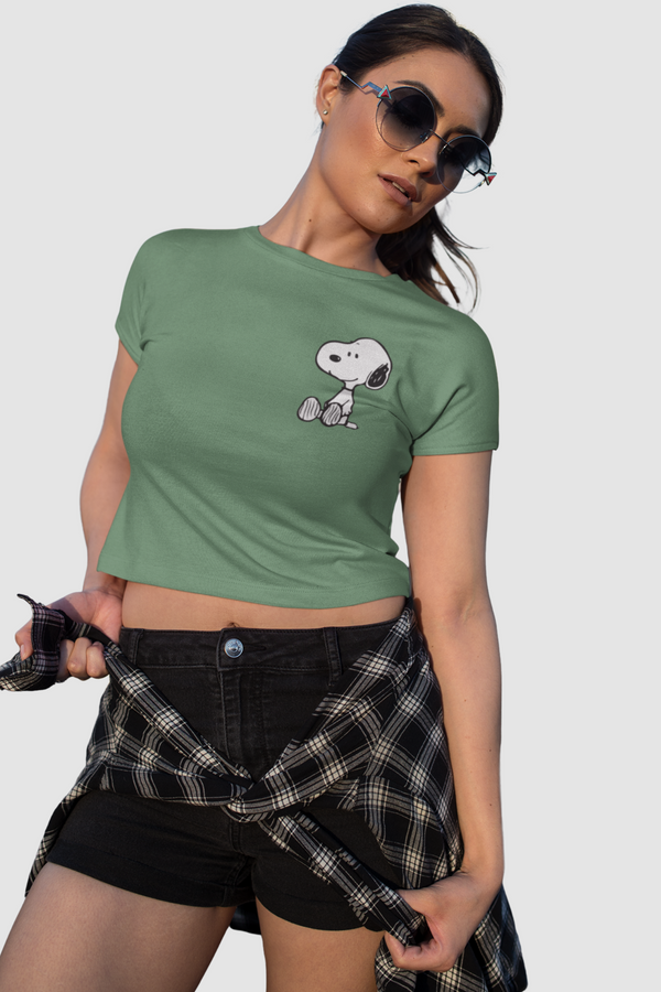 Snoopy-Crop Top