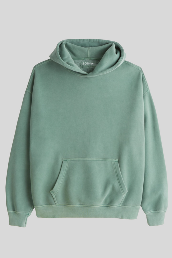 Oversized Hoodie- Granite Green