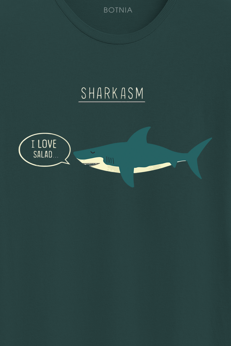 Sharkasm- Half sleeve t-shirt - Botnia